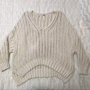 FREE PEOPLE Oversized Knit Sweater